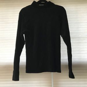 BLACK VELVET LONG SLEEVE